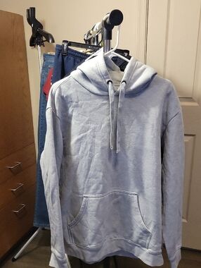 Essentials Men's Light Gray Pullover Hoodie
